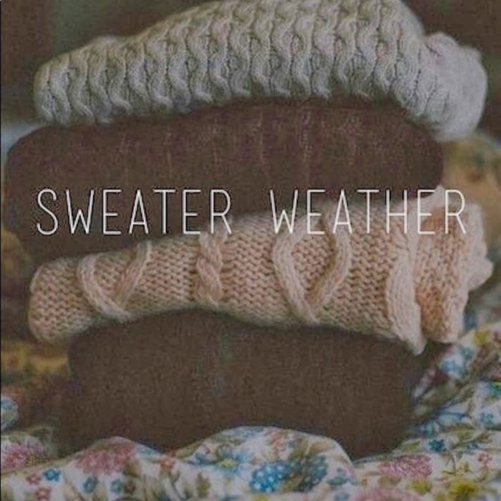 Cozy and cute sweaters.